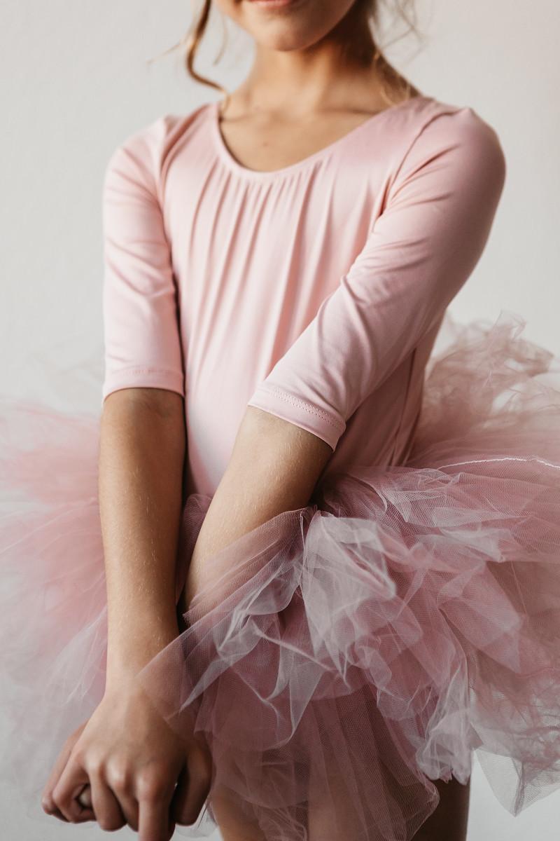 Vintage Pink 3/4 Tutu Leotard by Mila & Rose ®