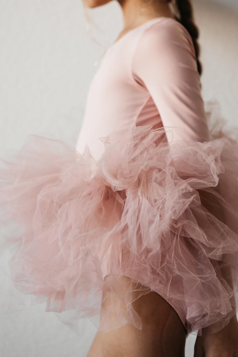 Vintage Pink 3/4 Tutu Leotard by Mila & Rose ®