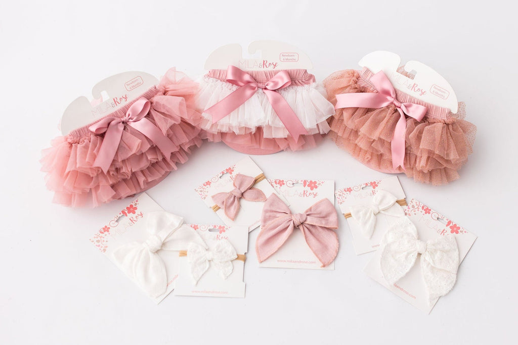 Vintage Pink Ombre Ruffle Tutu Bloomer by Mila & Rose ®