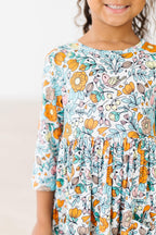 Vintage Vibes 3/4 Pocket Twirl Dress by Mila & Rose ®