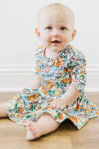Vintage Vibes 3/4 Sleeve Twirl Bodysuit by Mila & Rose ®