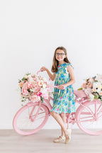 Watercolor Butterflies Flutter Sleeve Twirl Dress by Mila & Rose ®