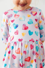 Watercolor Kisses Wide Leg Jumpsuit by Mila & Rose ®