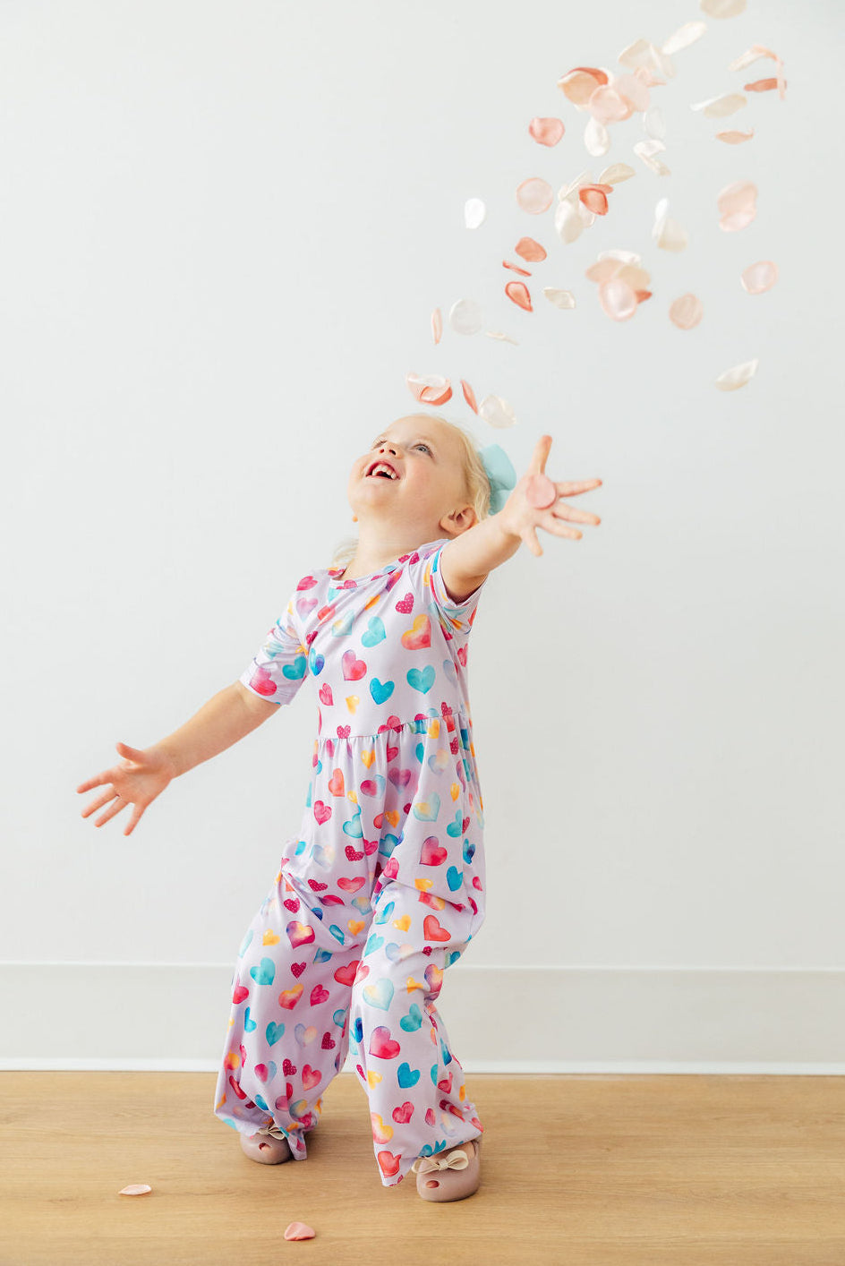 Watercolor Kisses Wide Leg Jumpsuit by Mila & Rose ®
