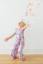 Watercolor Kisses Wide Leg Jumpsuit by Mila & Rose ®