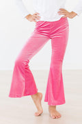 Watermelon Pink Ribbed Velvet Bells by Mila & Rose ®