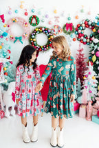 Western Wonderland L/S Pocket Twirl Dress by Mila & Rose ®