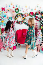 Western Wonderland L/S Pocket Twirl Dress by Mila & Rose ®