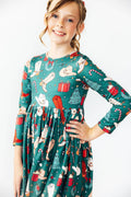 Western Wonderland L/S Pocket Twirl Dress by Mila & Rose ®