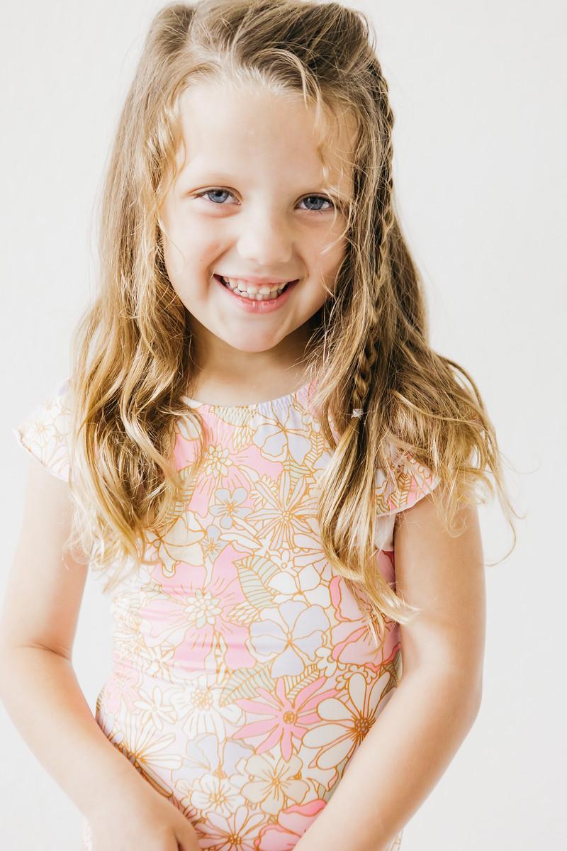 What's Up Buttercup S/S Flutter Sleeve Leotard by Mila & Rose ®