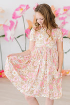 What's Up Buttercup S/S Pocket Twirl Dress by Mila & Rose ®