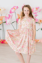 What's Up Buttercup S/S Pocket Twirl Dress by Mila & Rose ®