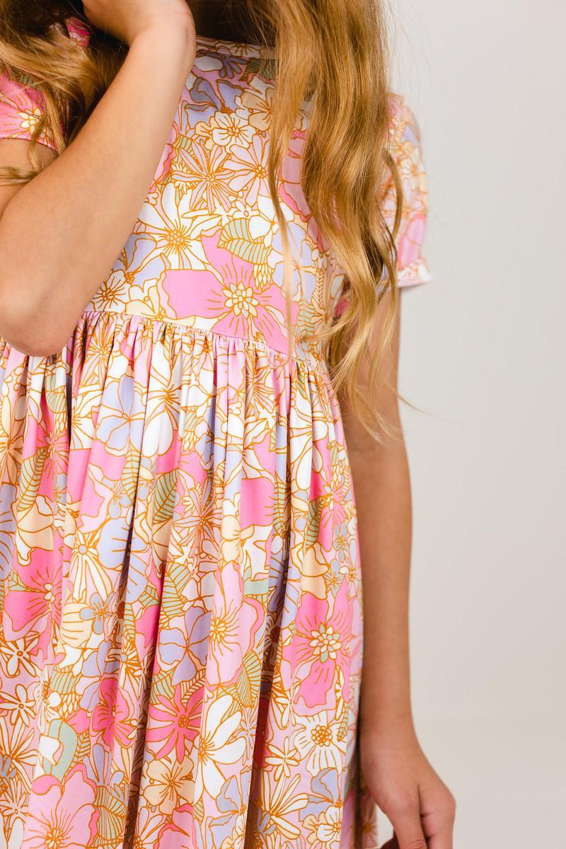 What's Up Buttercup S/S Pocket Twirl Dress by Mila & Rose ®