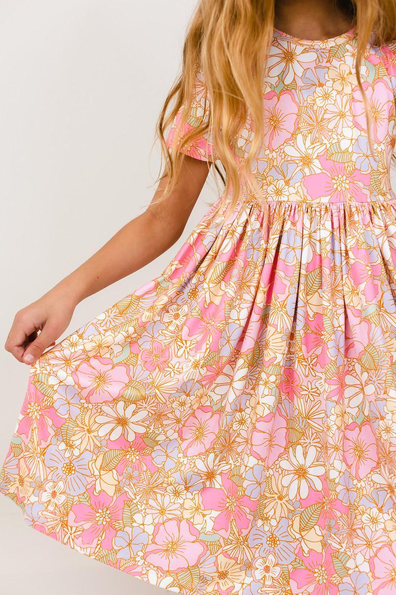 What's Up Buttercup S/S Pocket Twirl Dress by Mila & Rose ®