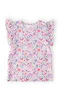 Whimsical Woods S/S Ruffle Tee by Mila & Rose ®