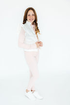 White Checker Puffer Vest by Mila & Rose ®