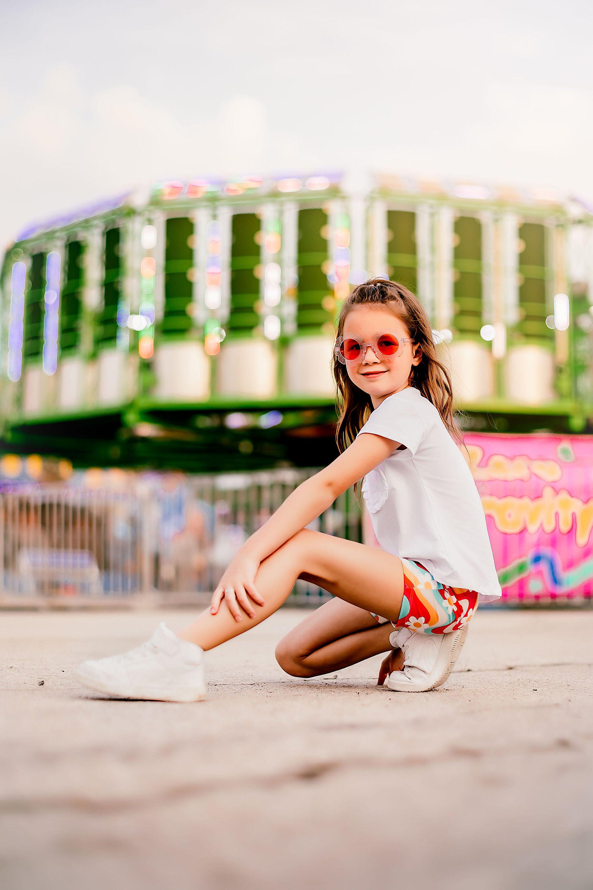 White Ruffle Pocket Tee by Mila & Rose ®