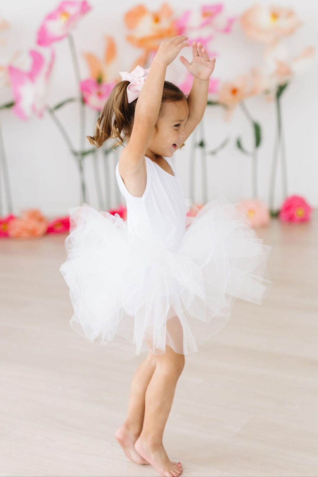 White Tank Tutu Leotard by Mila & Rose ®