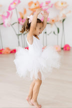 White Tank Tutu Leotard by Mila & Rose ®