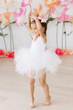 White Tank Tutu Leotard by Mila & Rose ®