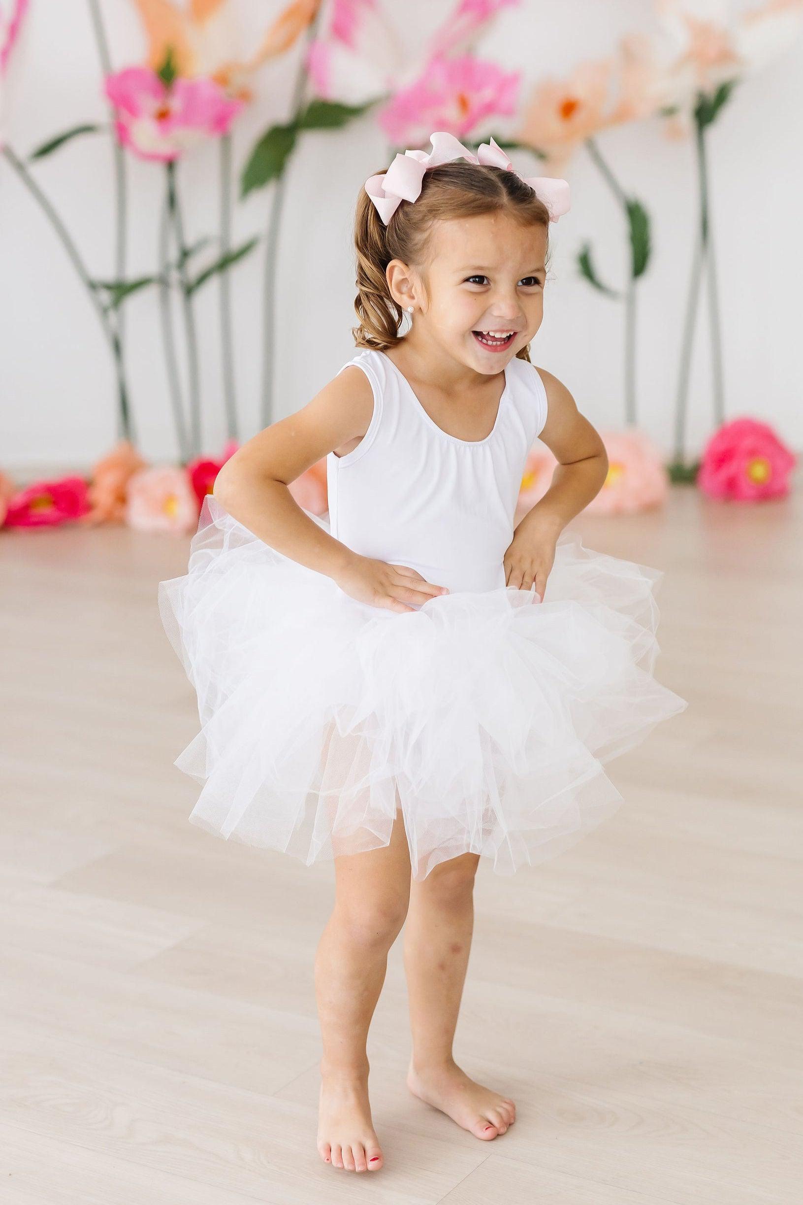 White Tank Tutu Leotard by Mila & Rose ®