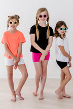 White Twirl Shorts by Mila & Rose ®