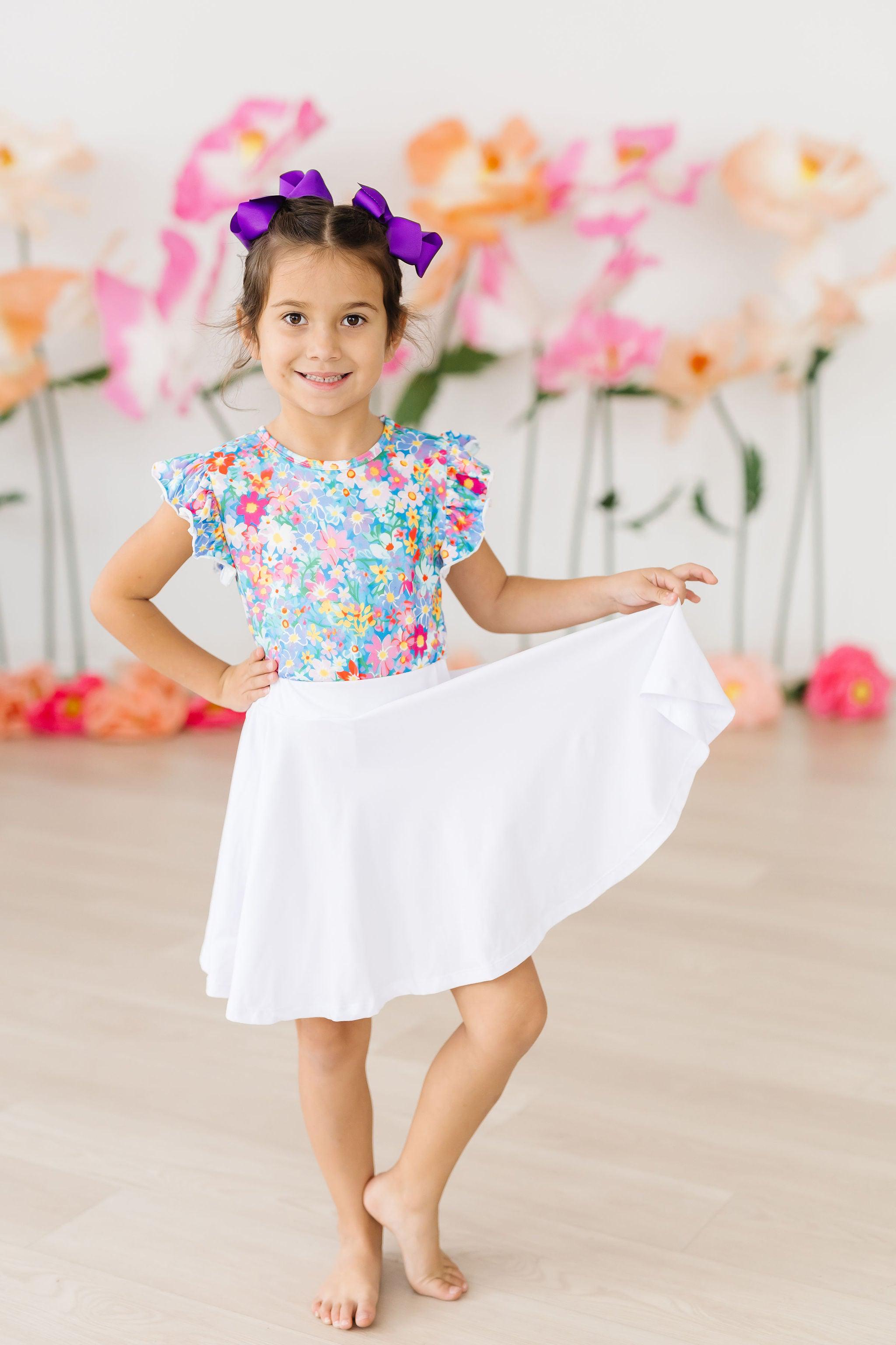 White Twirl Skort by Mila & Rose ®
