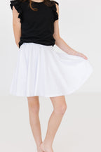 White Twirl Skort by Mila & Rose ®