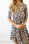 Wild One 3/4 Sleeve Pocket Twirl Dress by Mila & Rose ®