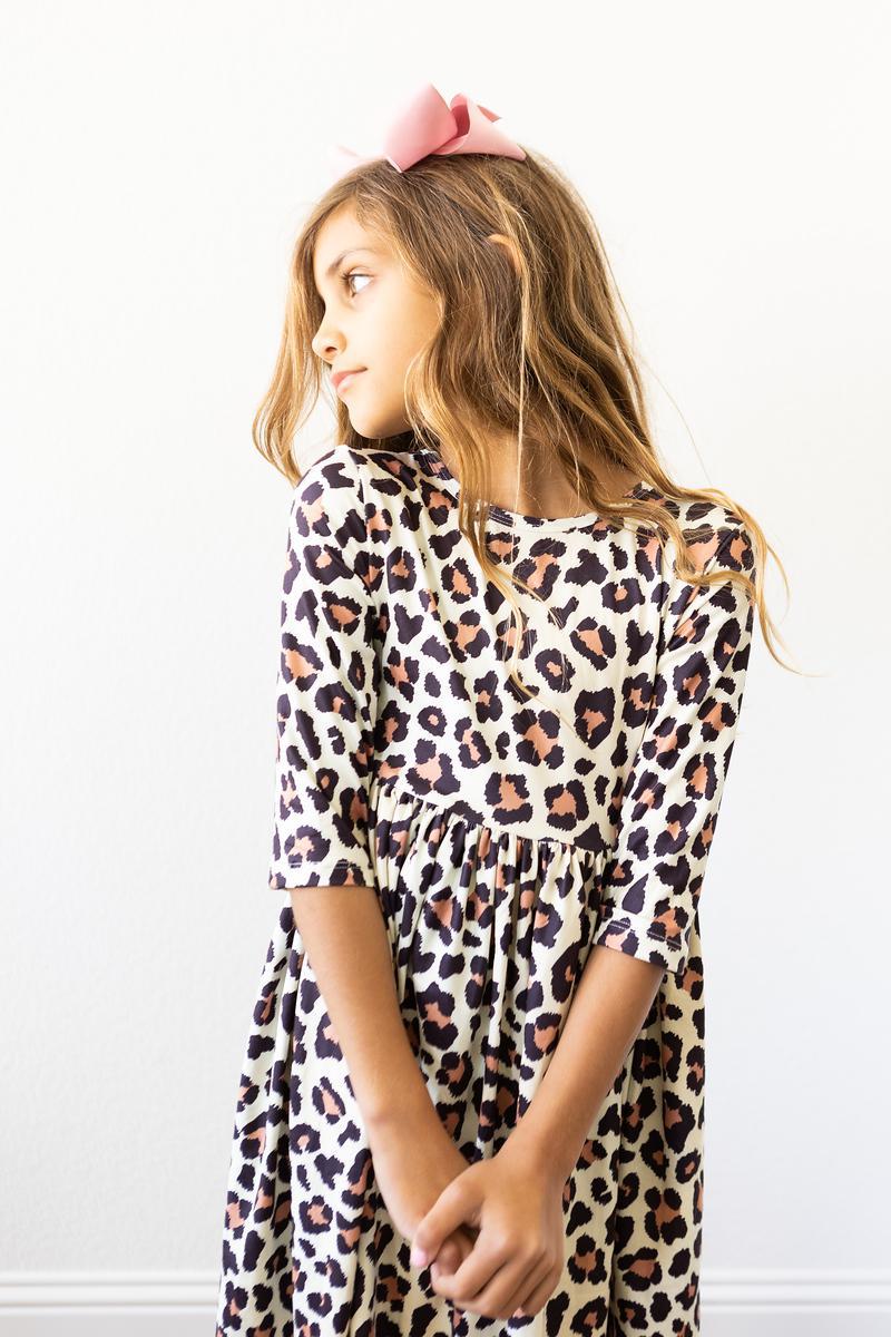 Wild One 3/4 Sleeve Pocket Twirl Dress by Mila & Rose ®