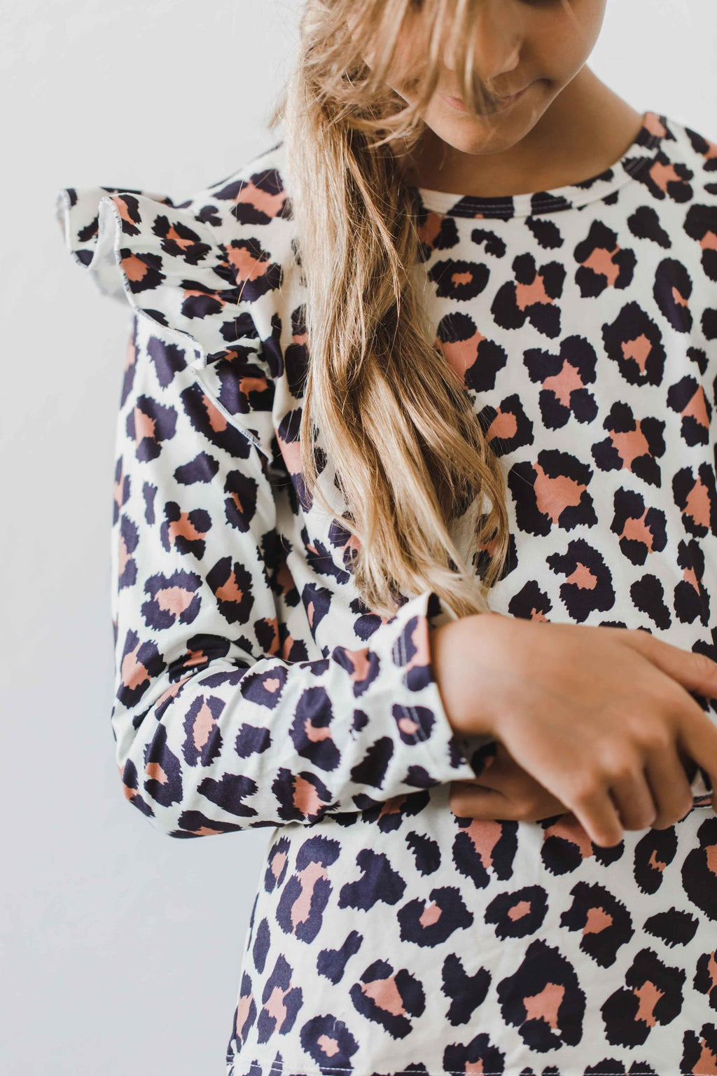 Wild One L/S Ruffle Tee by Mila & Rose ®