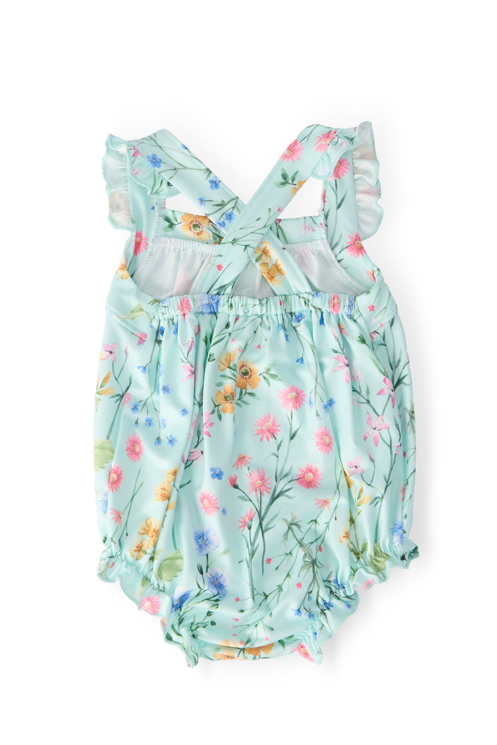 Wild Woods Ruffle Cross Back Romper by Mila & Rose ®