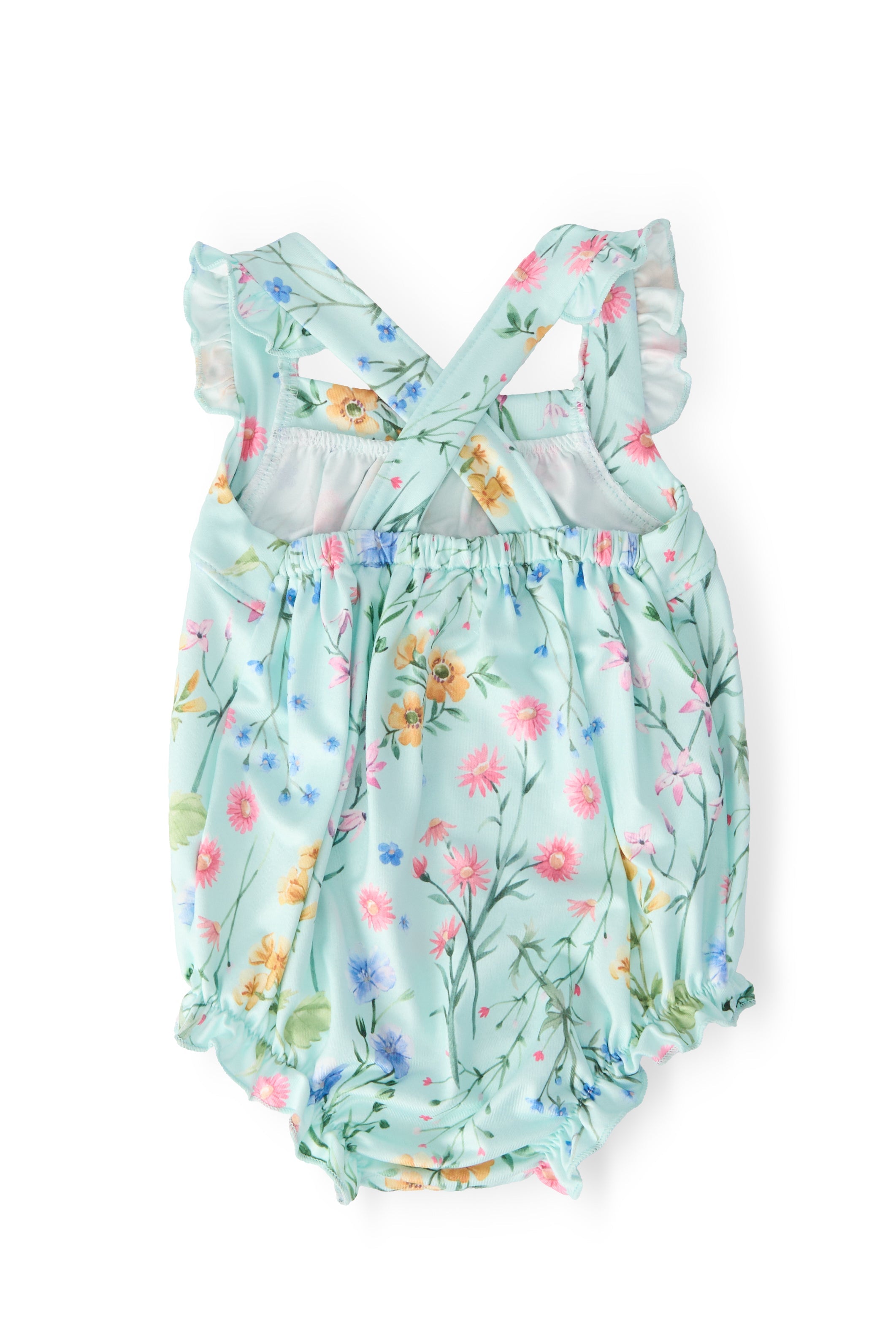 Wild Woods Ruffle Cross Back Romper by Mila & Rose ®