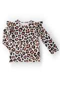 Wild One L/S Ruffle Tee by Mila & Rose ®
