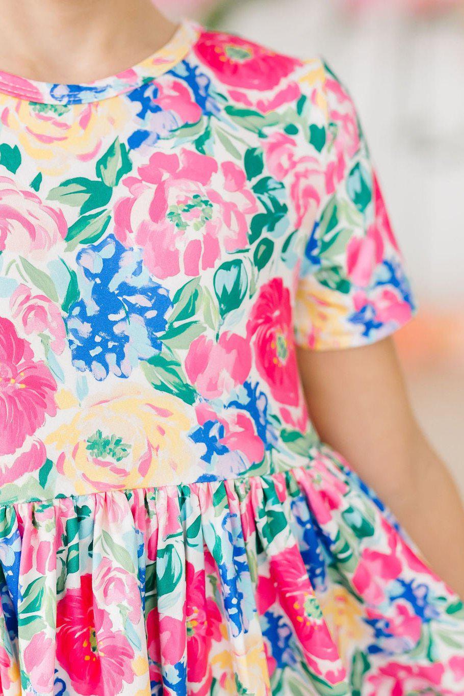 Wildflower Wishes S/S Pocket Twirl Dress by Mila & Rose ®
