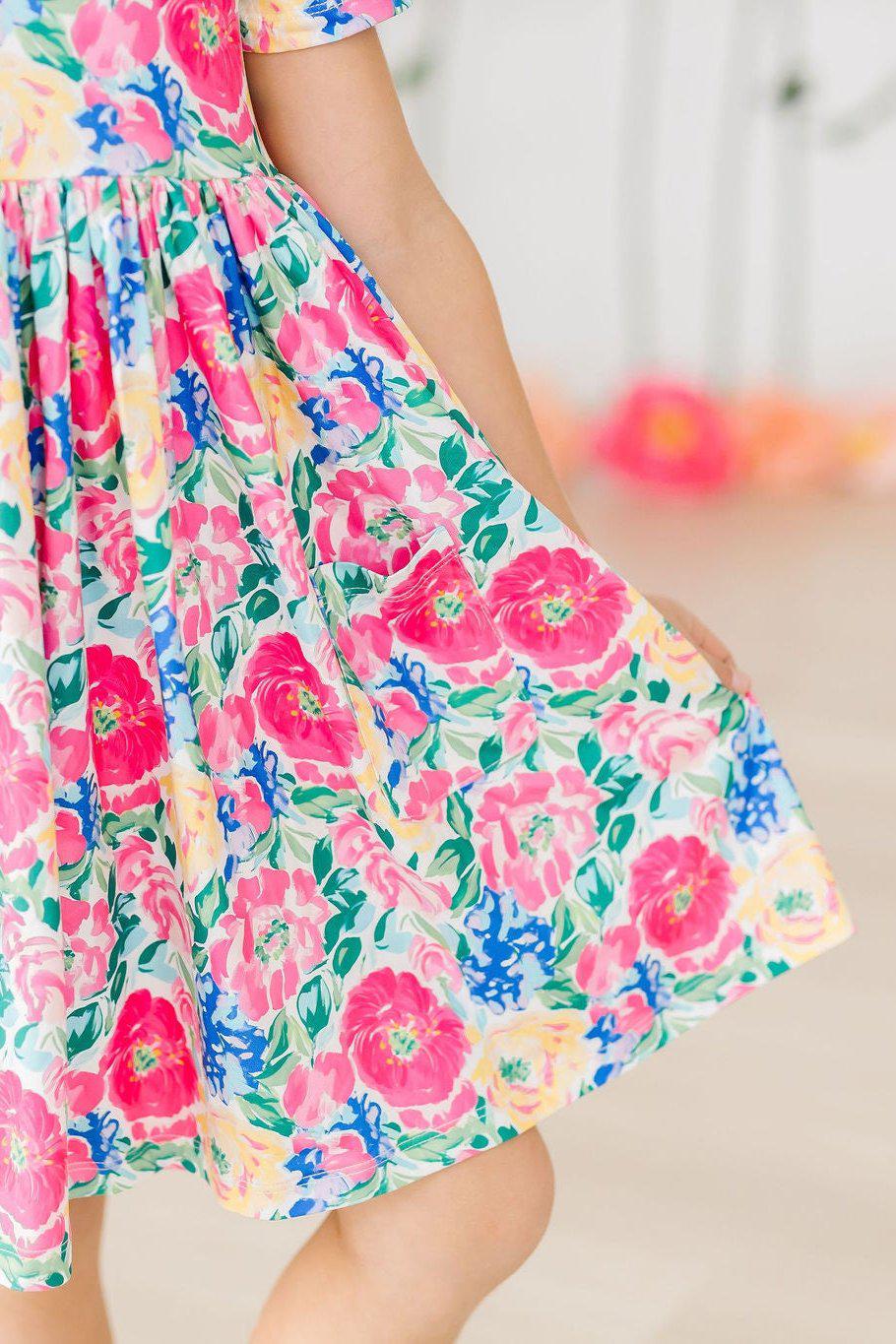 Wildflower Wishes S/S Pocket Twirl Dress by Mila & Rose ®