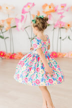 Wildflower Wishes S/S Pocket Twirl Dress by Mila & Rose ®