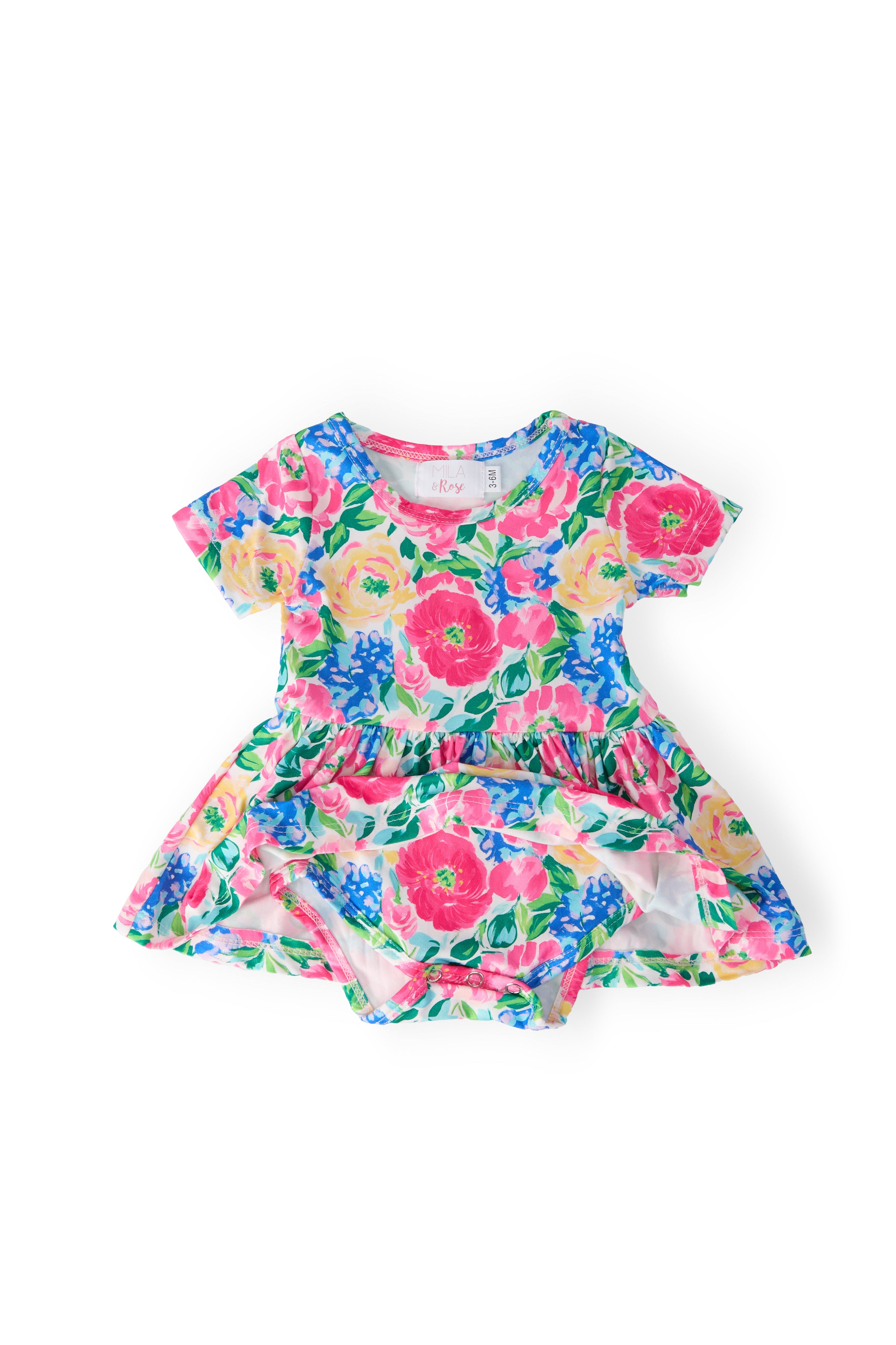 Wildflower Wishes S/S Twirl Bodysuit by Mila & Rose ®