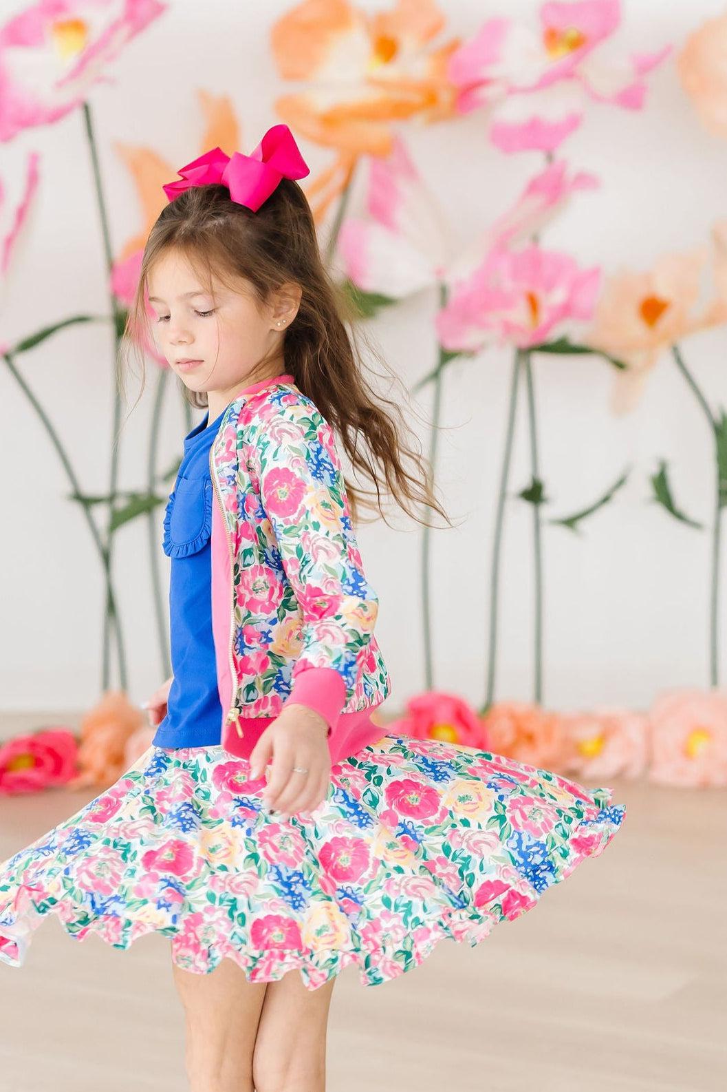Wildflower Wishes Satin Jacket by Mila & Rose ®