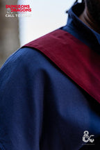 Dungeons & Dragons Wizard Robe Dark Blue/Bordeaux by burgschneider.us