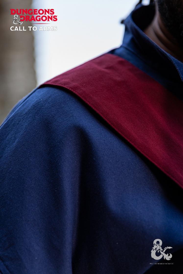Dungeons & Dragons Wizard Robe Dark Blue/Bordeaux by burgschneider.us