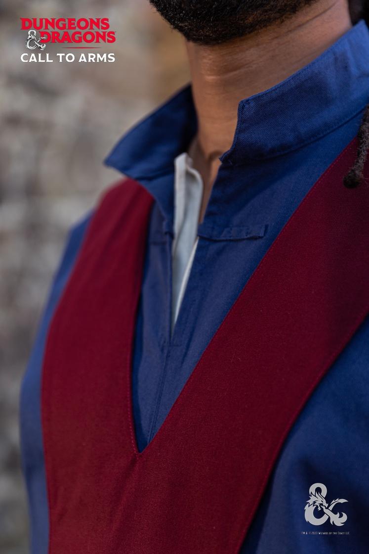 Dungeons & Dragons Wizard Robe Dark Blue/Bordeaux by burgschneider.us