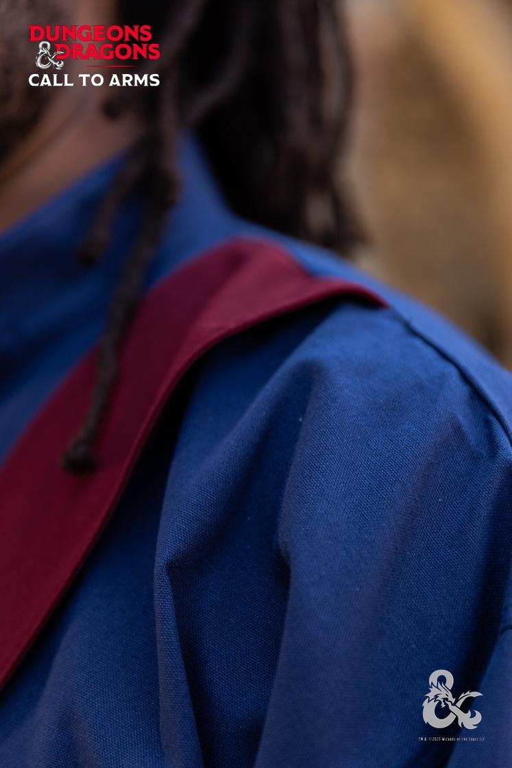 Dungeons & Dragons Wizard Robe Dark Blue/Bordeaux by burgschneider.us