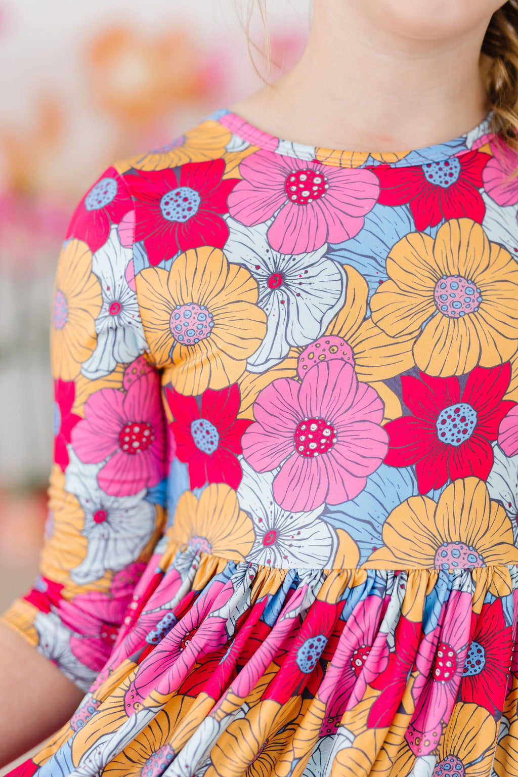 SALE Wonderland Floral 3/4 Sleeve Pocket Twirl Dress by Mila & Rose ®