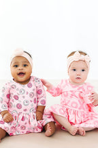 XOXO 3/4 Sleeve Twirl Bodysuit by Mila & Rose ®