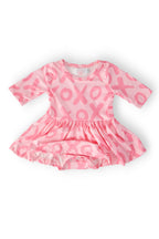 XOXO 3/4 Sleeve Twirl Bodysuit by Mila & Rose ®