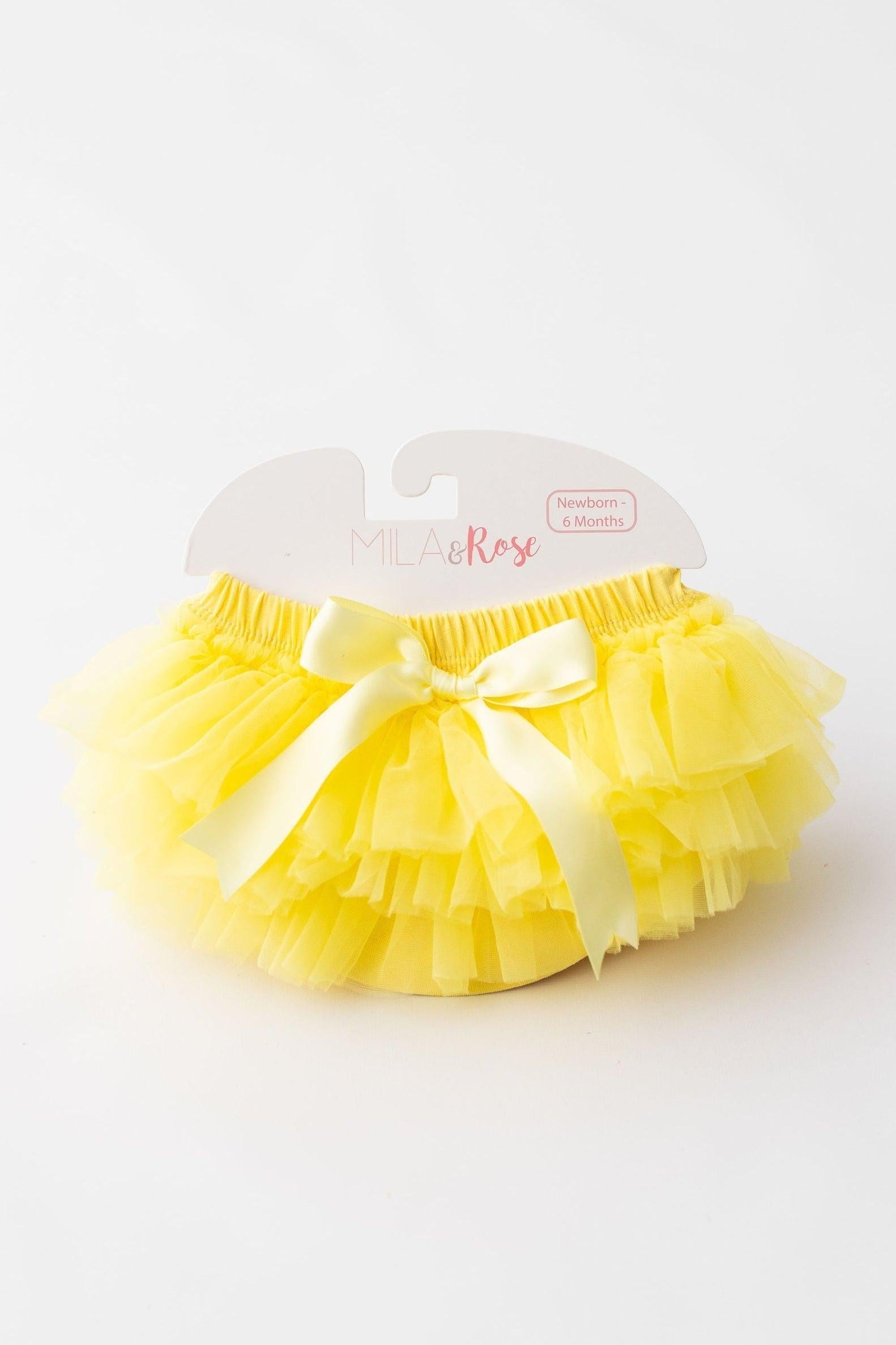 Yellow Ruffle Tutu Bloomer by Mila & Rose ®