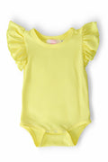 Yellow S/S Flutter Bodysuit by Mila & Rose ®