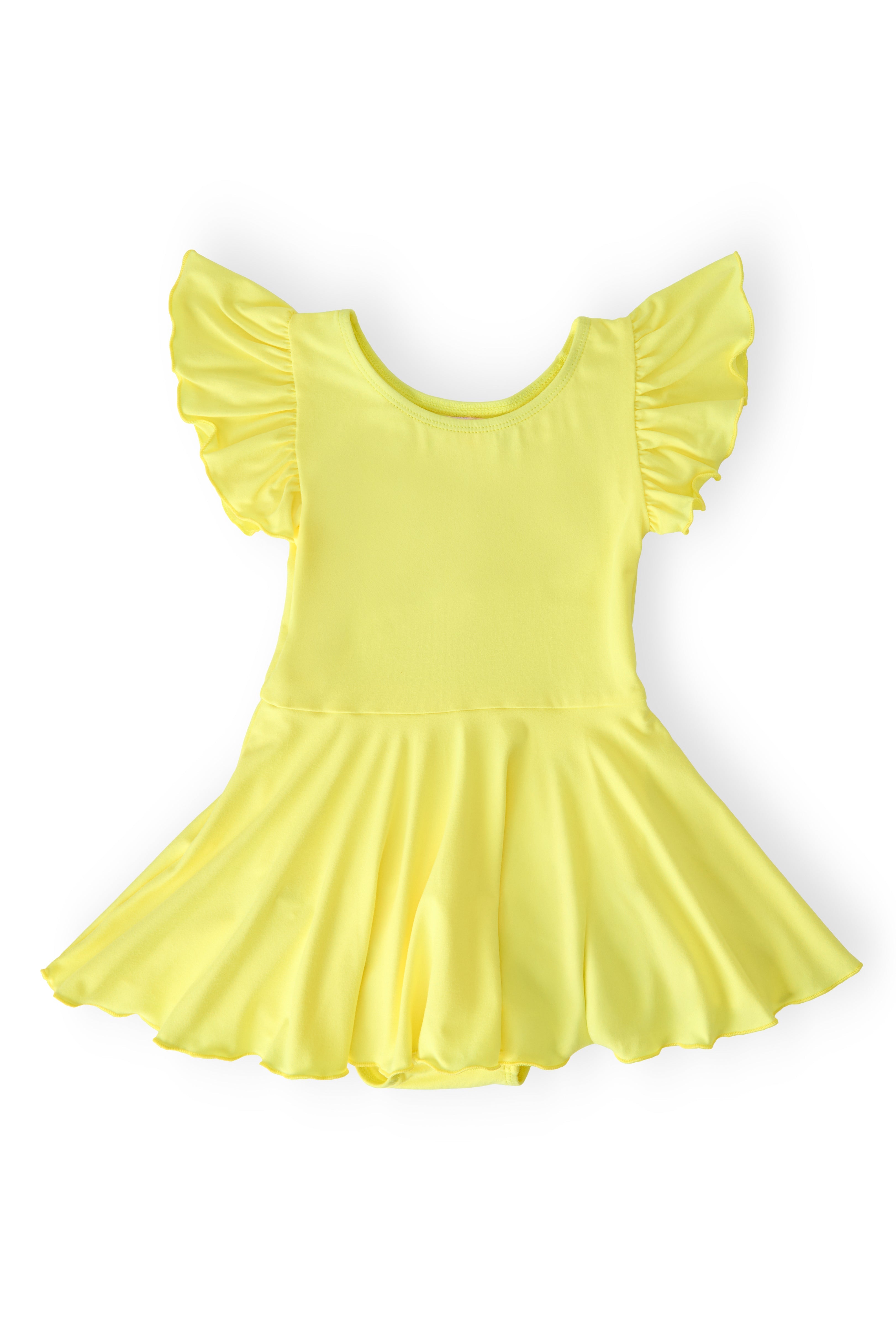 Yellow S/S Twirl Leotard by Mila & Rose ®