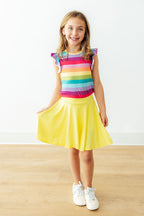 Yellow Twirl Skort by Mila & Rose ®